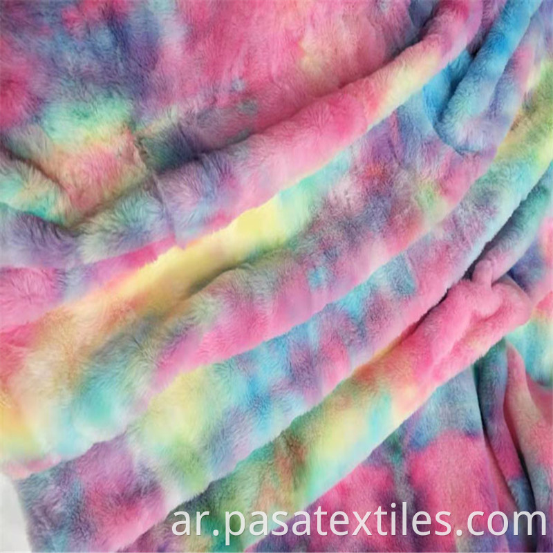 Tie-dyed Flannel Fabric